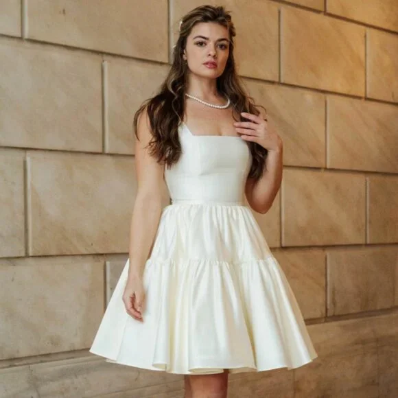 Chelsea Reece - Dream Dress in Odette Ivory - Picture 1 of 7